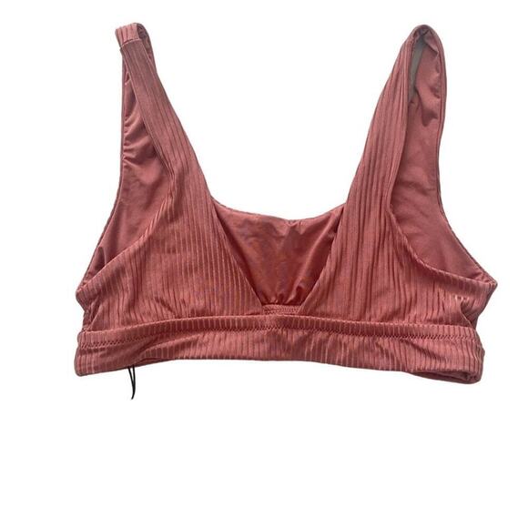 NWT - Vitamin A Sienna Tank - Blush Pink EcoRib Bikini Top - Size XL - Picture 2 of 3